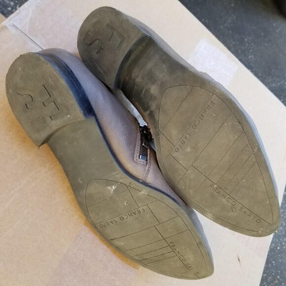 Franco Sarto Kristof Ankle Zip Up Leather Booties - Picture 6 of 9